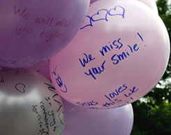 Balloons with Written Messages